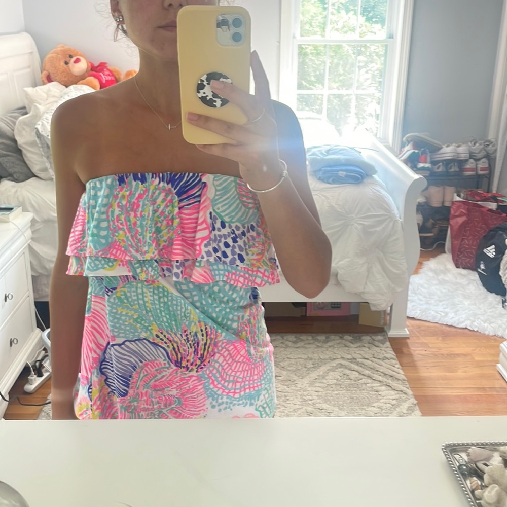 Lilly Pulitzer strapless top